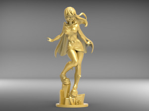 Supergirl Statue 3D Принт Модель