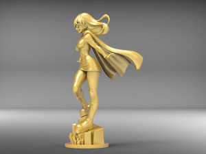 Supergirl Statue 3D Принт Модель