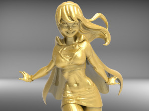 Supergirl Statue 3D Принт Модель