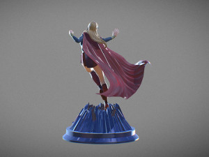 Supergirl 3D Baskı Modeli