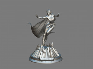 Supergirl 3D Baskı Modeli