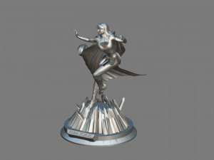 Supergirl 3D Baskı Modeli