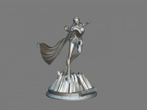 Supergirl 3D Baskı Modeli