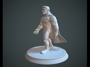 Superman Catoon Style Modello di stampa 3D