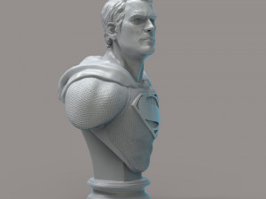 Superman Bust Modelo de impresión 3D
