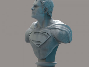 Superman Bust Modelo de impresión 3D