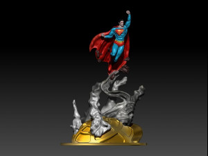 Superman Statues 3Dプリントモデル