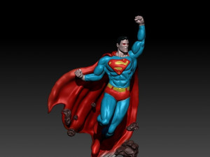 Superman Statues 3D Принт Модель