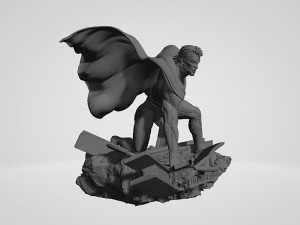 Superman 3D 프린트 모델