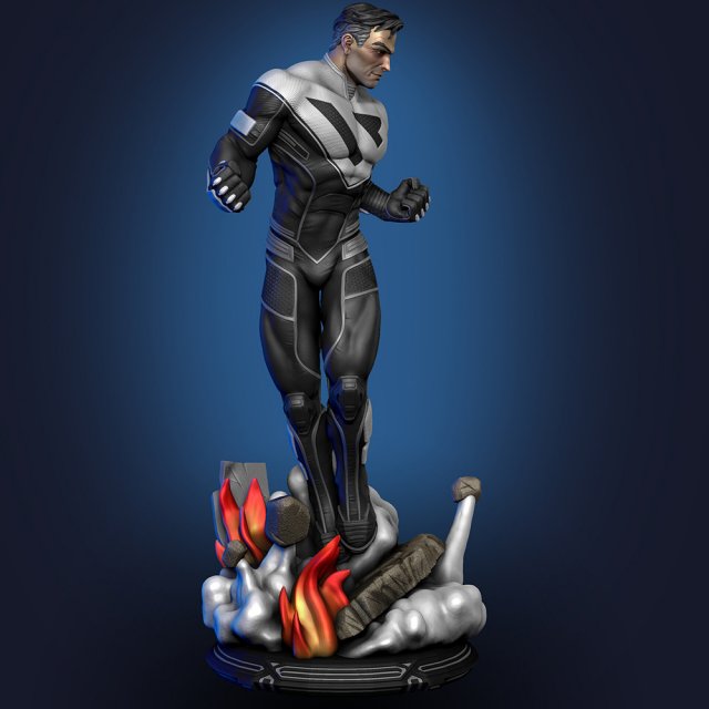 Superman Beyond Fan Art 3D-Druckmodell .c4d .max .obj .3ds .fbx .stl .blend 