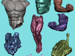 Superman Beyond Fan Art 3D-Druckmodell
