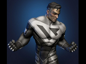 Superman Beyond Fan Art 3D-Druckmodell