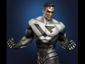 Superman Beyond Fan Art 3D-Druckmodell