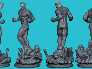 Superman Beyond Fan Art 3D-Druckmodell
