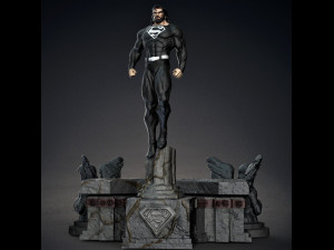 Black Superman 3D Print Model