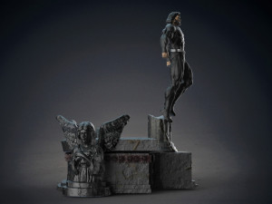 Black Superman 3D Print Model