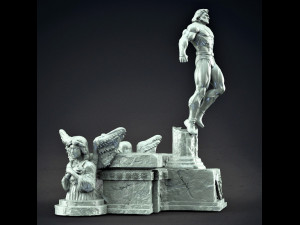 Black Superman 3D Print Model