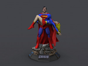 Superman Crisis 3D-printmodel