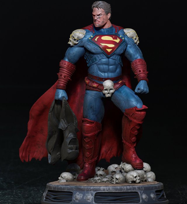 Superman Devil 3D प्रिंट मॉडल .c4d .max .obj .3ds .fbx .stl .blend 