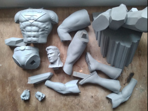Superman Fan Art Statue 3D 打印模型