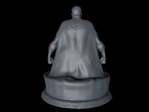 Superman Kneeling 3D-Druckmodell