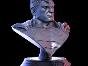 SuperMan Bust 3D Print Model