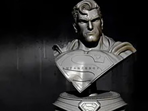 SuperMan Bust 3D Print Model