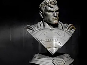 SuperMan Bust 3D Print Model