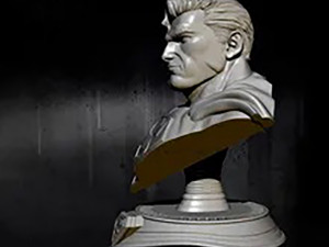 SuperMan Bust 3D Print Model