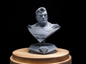 SuperMan Bust 3D Print Model