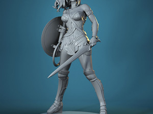 Wonder Woman 3D Print Model