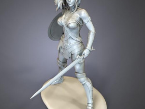 Чудо-жінка 3D Принт Модель