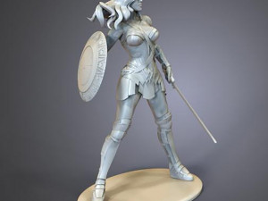 Чудо-жінка 3D Принт Модель