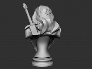 Wonder Woman Bust 3D 프린트 모델