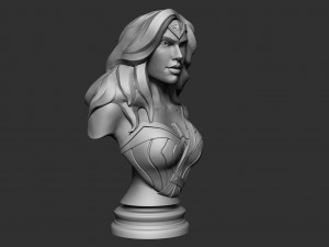 Wonder Woman Bust 3D 프린트 모델