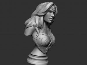 Wonder Woman Bust 3D 프린트 모델