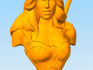 Wonder Woman Bust 3D 프린트 모델