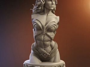Wonder Woman Bust 3D 프린트 모델