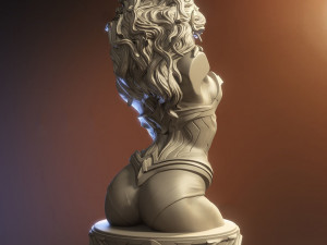 Wonder Woman Bust 3D 프린트 모델
