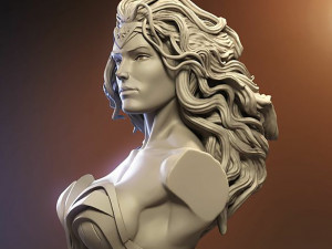 Wonder Woman Bust 3D 프린트 모델