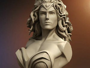 Wonder Woman Bust 3D 프린트 모델