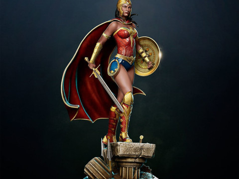Wonder Woman Modèles 3D en vedette