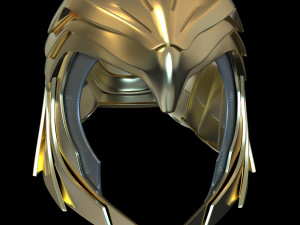 Wonder Woman Golden Eagle Helmet 3D Print Model