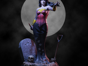 Wonder Woman Halloween 3D Print Model