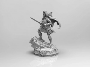 Wonder Woman Viking 3D Принт Модель