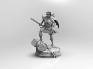 Wonder Woman Viking 3D Принт Модель