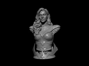 Wonder Woman 1984 Bust 3D Print Model