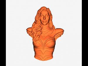 Wonder Woman 1984 Bust 3D Print Model
