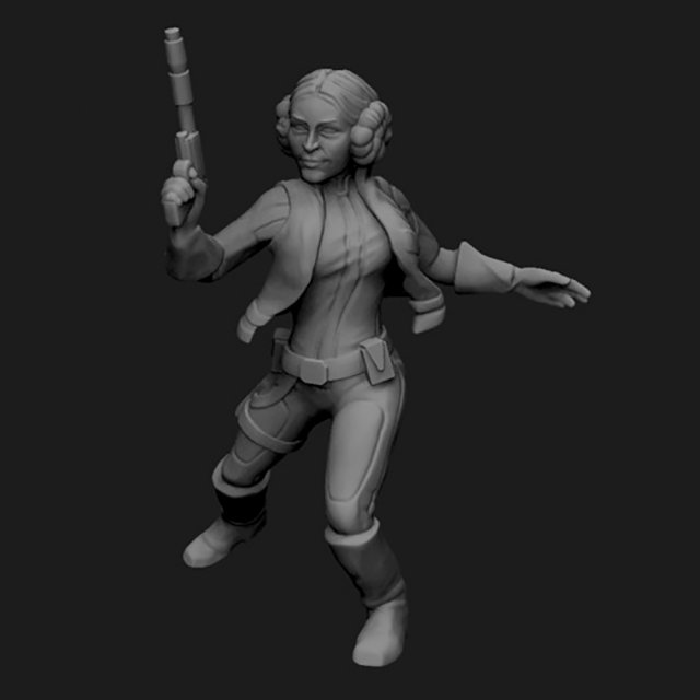 Commander Cinnabon 3D-Druckmodell .c4d .max .obj .3ds .fbx .stl .blend 
