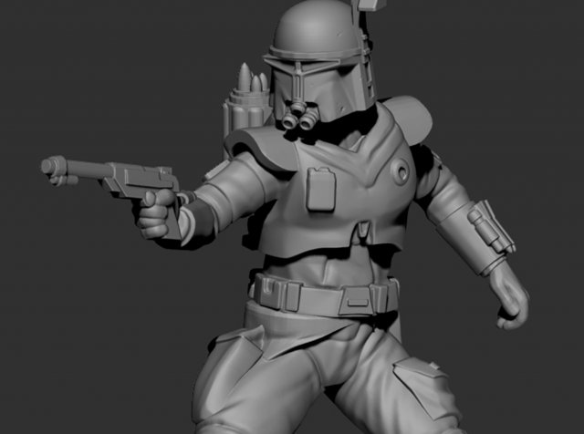 Conceptual Hunter Modello di stampa 3D .c4d .max .obj .3ds .fbx .stl .blend 